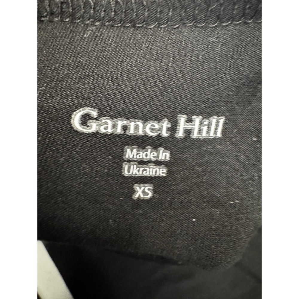 Garnet Hill Sleeveless Maxi Dress Mock Neck Black Minimalist Stretch Sz XS - Picture 9 of 14